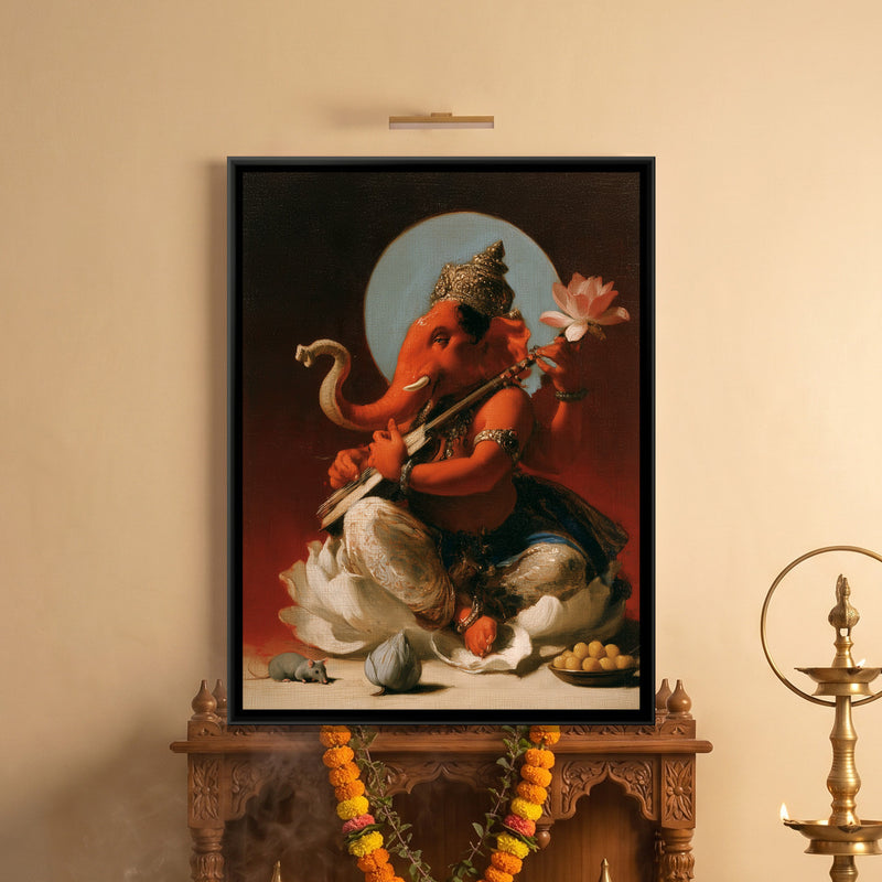 Shri Ganesh Playing Veena