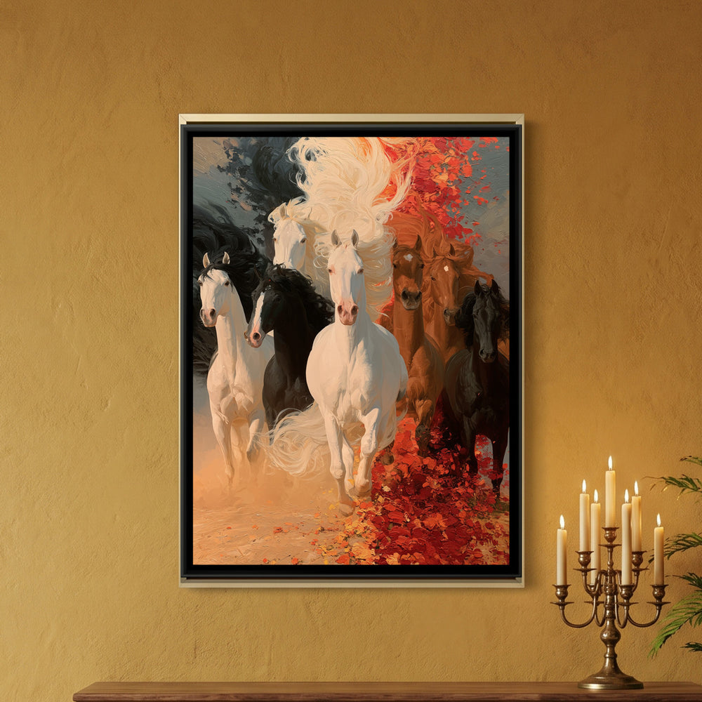 7 Horses wall art
