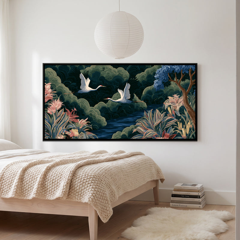 Chinoiserie Cranes