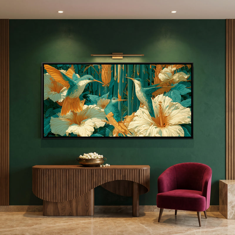 Chinoiserie Hummingbirds