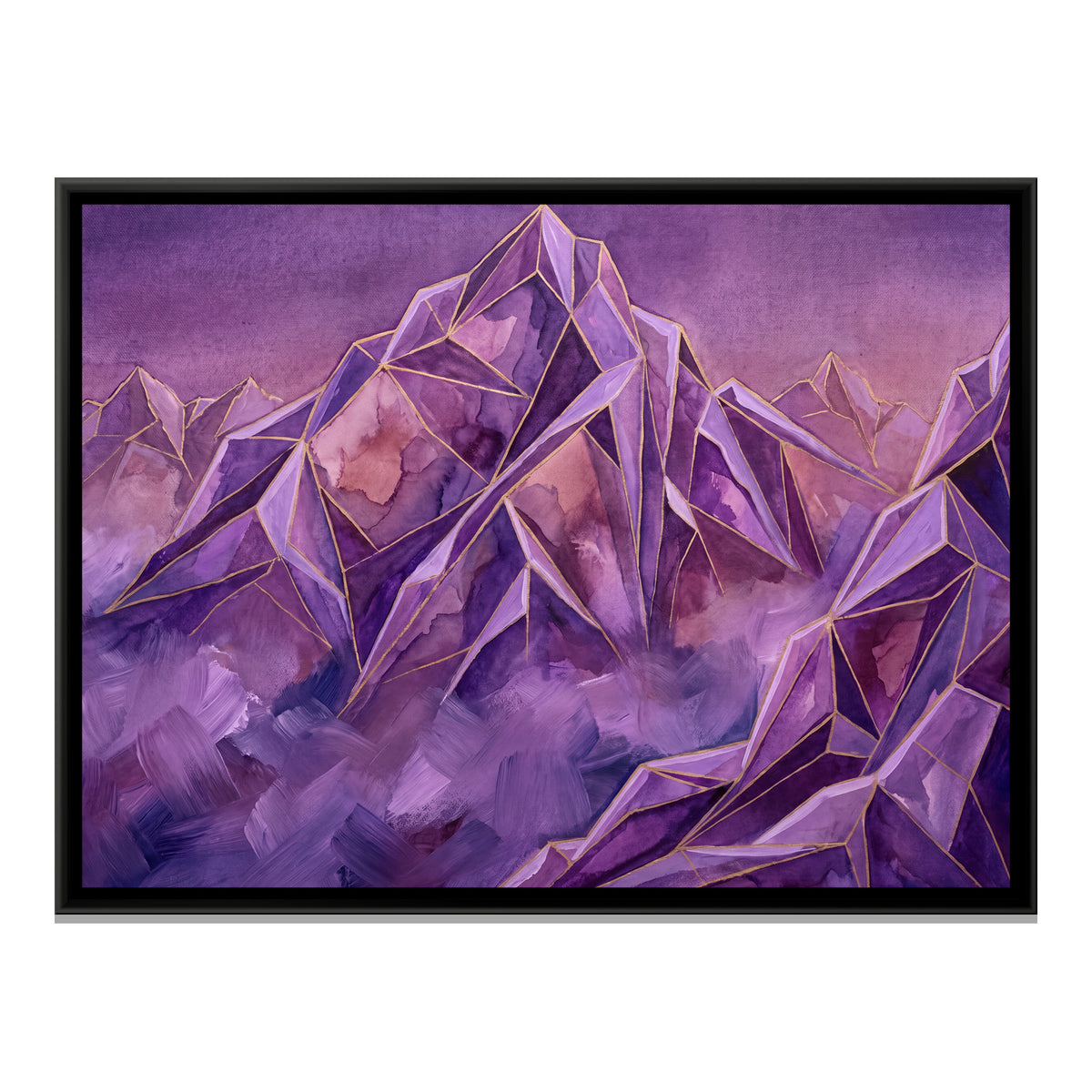 Himalayas — framed canvas print, front view