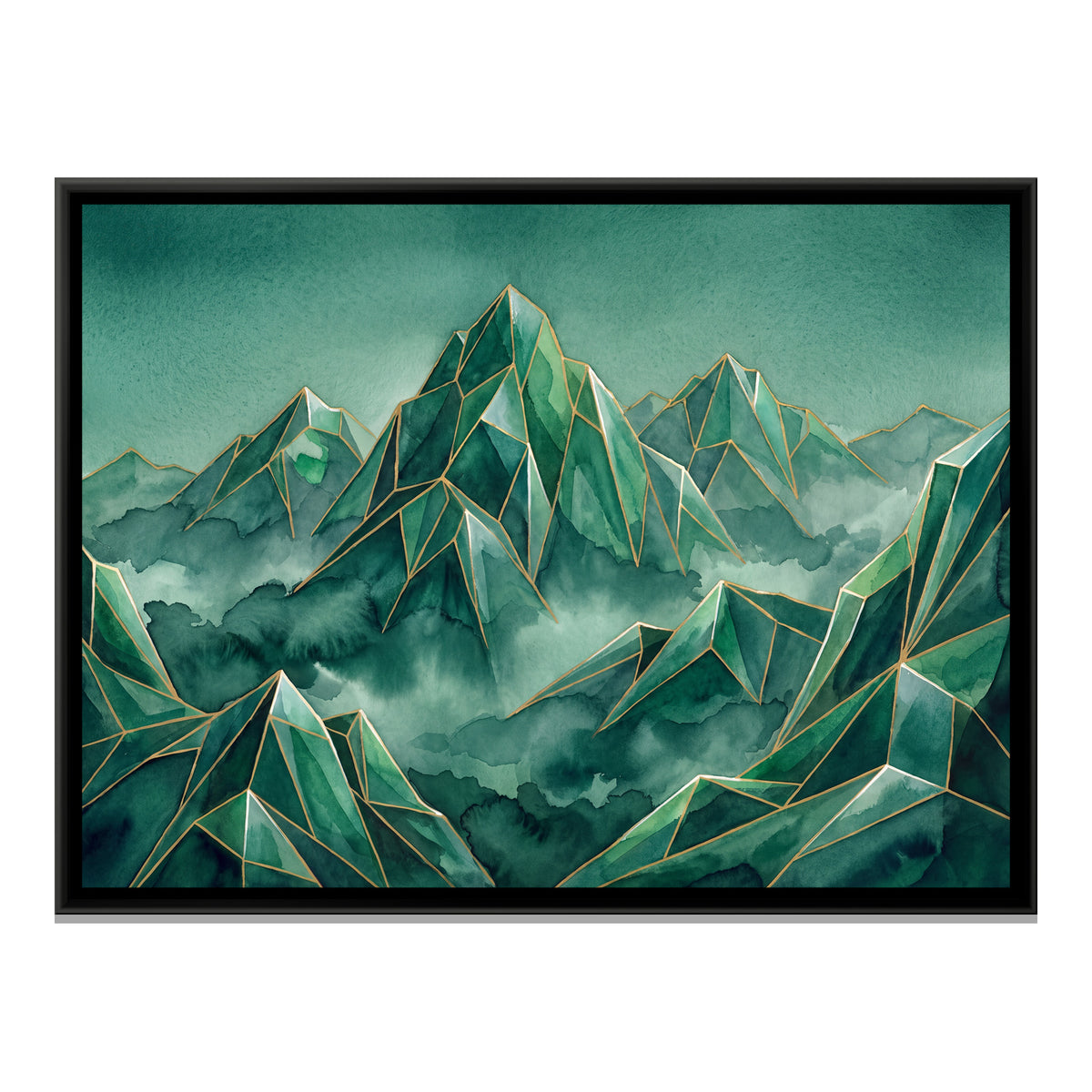 Himalayas — framed canvas print, front view