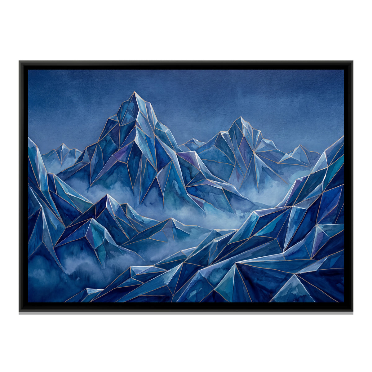 Himalayas — framed canvas print, front view