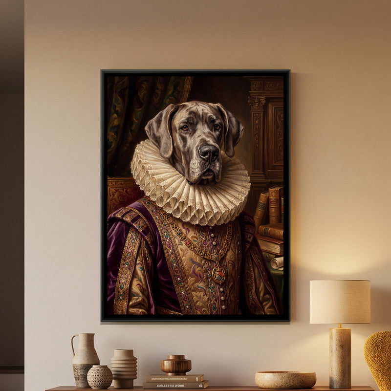 Renaissance Dog Portrait