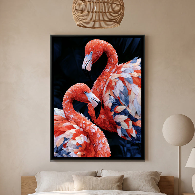 Flamingo Pair