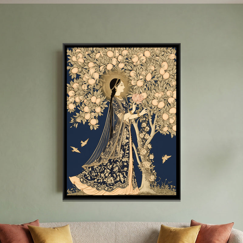 Woman with a Lotus