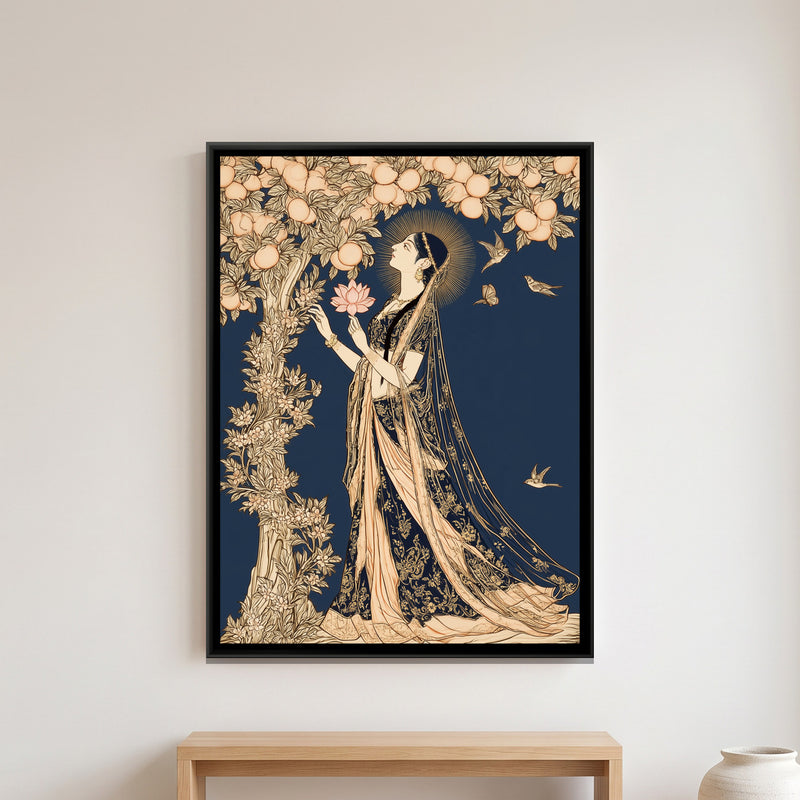 Woman with a Lotus
