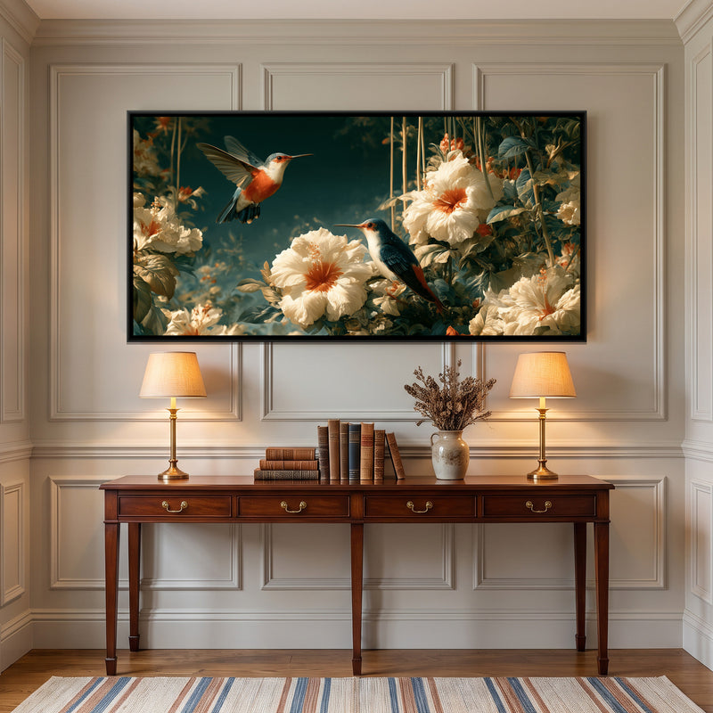 Chinoiserie Hummingbirds