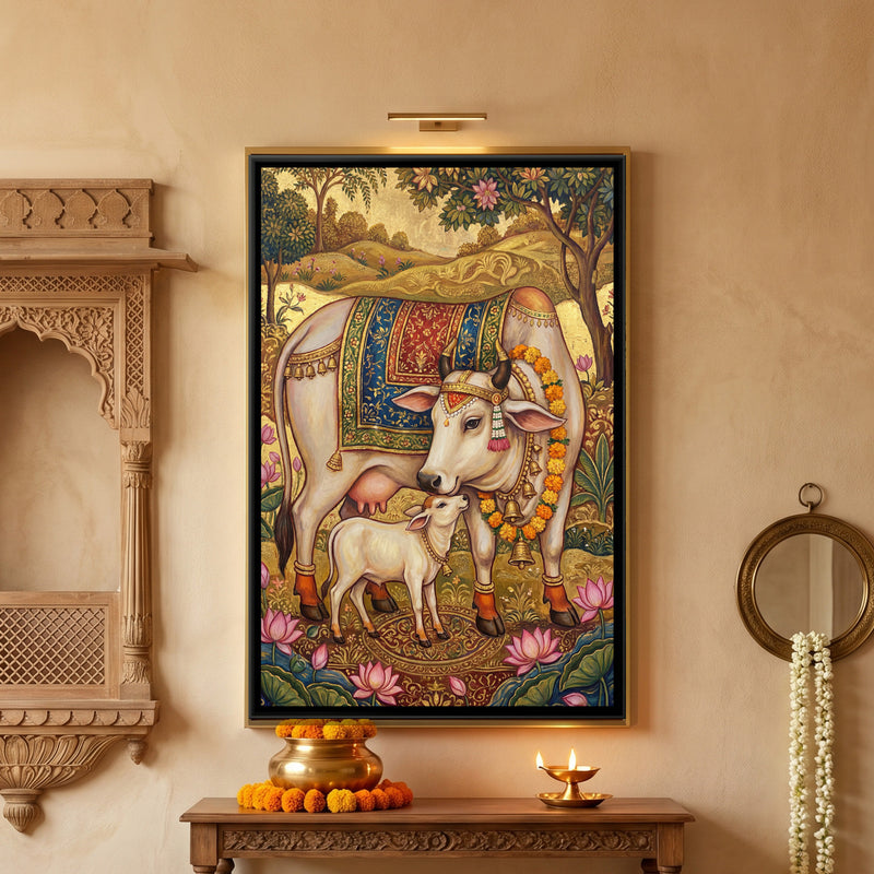 Kamadhenu Cow and Calf