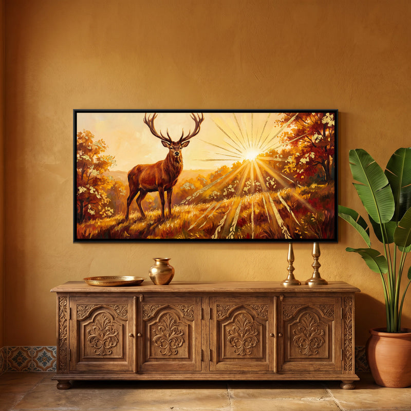Stag at Sunrise