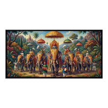 Elephants wall art
