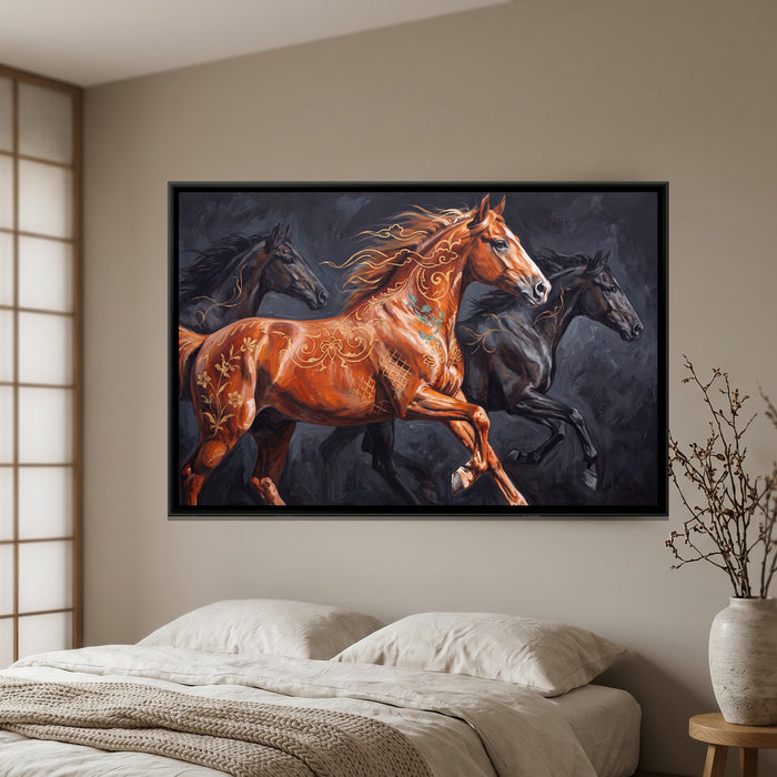 7 Horses Vastu Wall Art