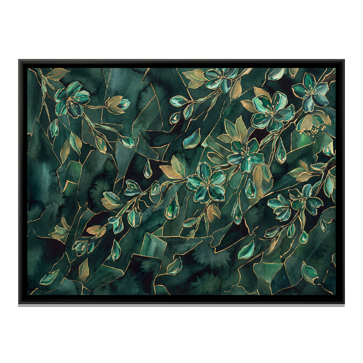 Cherry Blossom — framed canvas print, front view