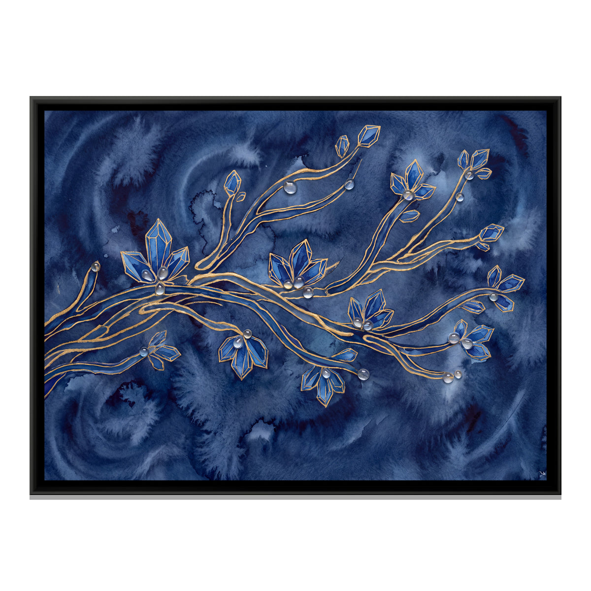 Cherry Blossom — framed canvas print, front view