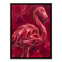Flamingos wall art
