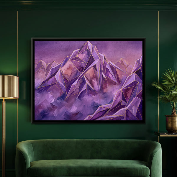 Himalayas — framed canvas art hung on a wall