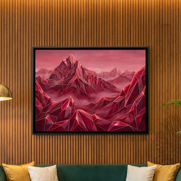 Himalayas — framed canvas art hung on a wall