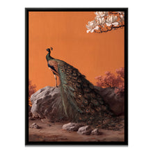 Peacocks wall art
